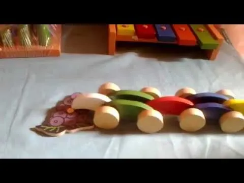 gusano arrastrador de madera para niños - YouTube