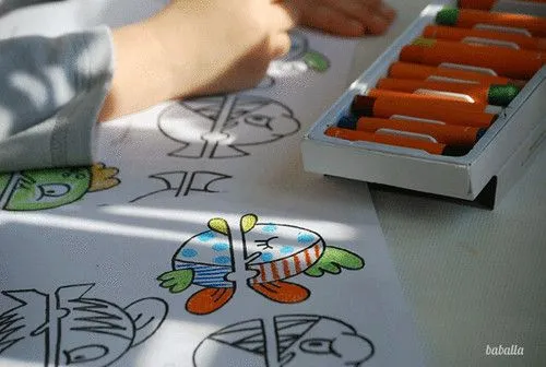 porque me gustan las manualidades: peces comilones porque me gustan las manualidades: peces comilones