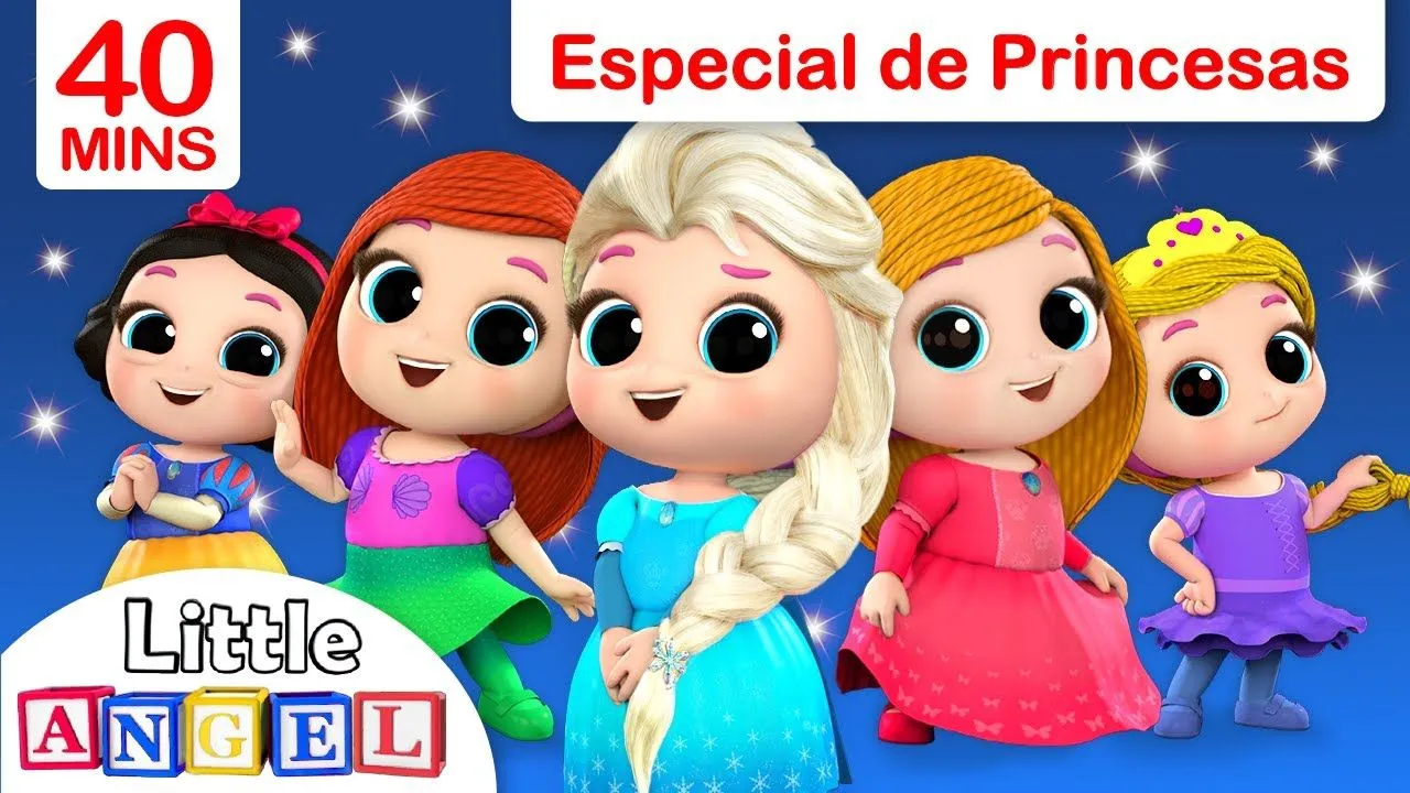 Te gustan las Princesas? **ESPECIAL** Todas las canciones de Princesas |  Little Angel Español - YouTube
