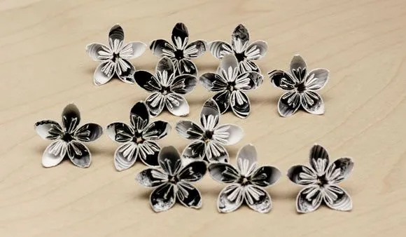 h1>Esfera de flores Kusudama, en papel reciclado (topiarios o ...