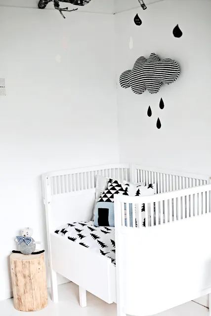 Habitaciones en blanco y negro on Pinterest | Blanco Y Negro, Kids ...