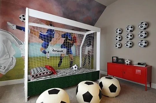 Habitaciones Futbol - Decoracion Infantil Futbol — Habitaciones ...