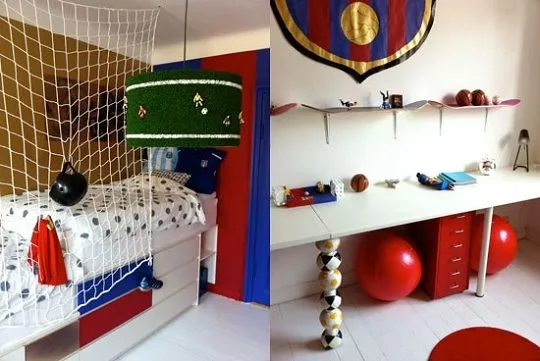 Habitaciones Futbol - Decoracion Infantil Futbol — Habitaciones ...
