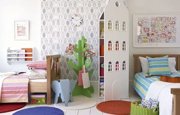 Habitaciones infantiles: un cuarto para gemelos - Sonambulistas