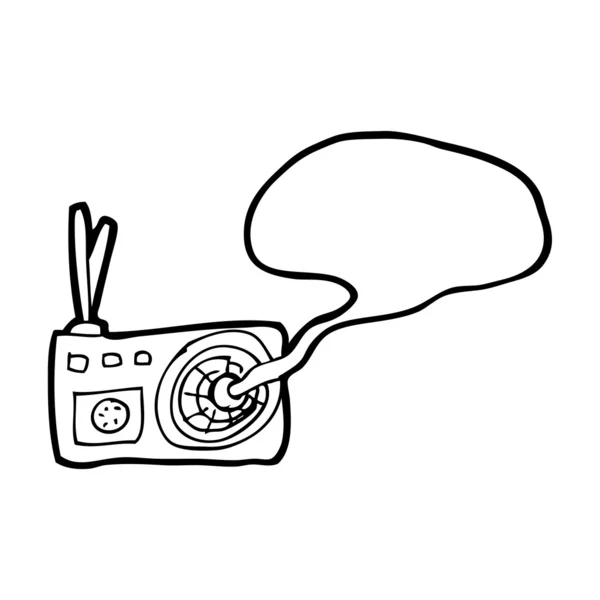 Hablar de dibujos animados radio — Vector stock © lineartestpilot ...