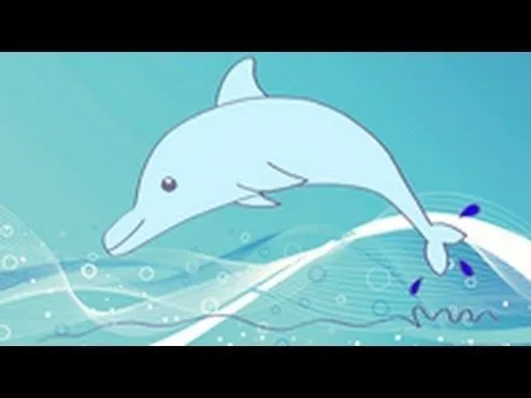 Cómo hacer, paso a paso, un dibujo de un delfín