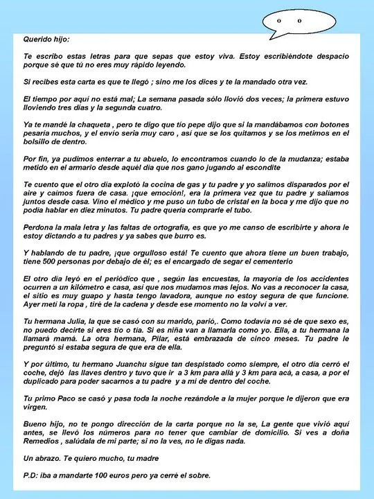 UN HACKER EVOLUCIONADO: CARTA DE UNA MADRE A SU HIJO UN HACKER EVOLUCIONADO: CARTA DE UNA MADRE A SU HIJO