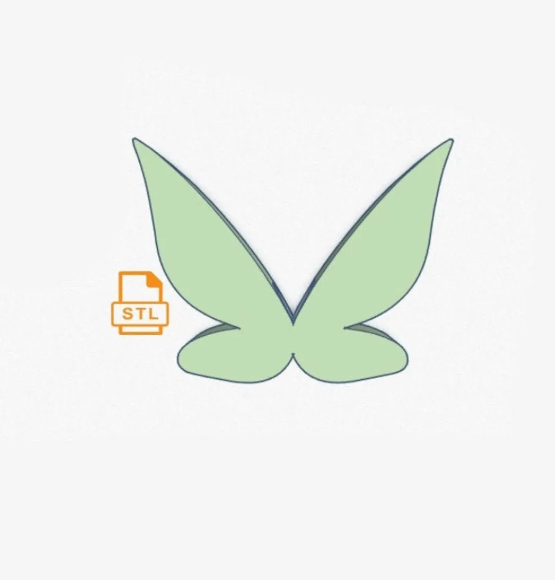 Hada/alas de mariposa Straw Topper Buddy archivo STL para - Etsy México