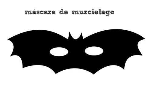 Halloween bat. Máscara de murciélago http://manualidades ...