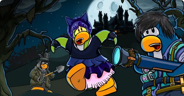 Ya es Halloween en el Club Penguin!