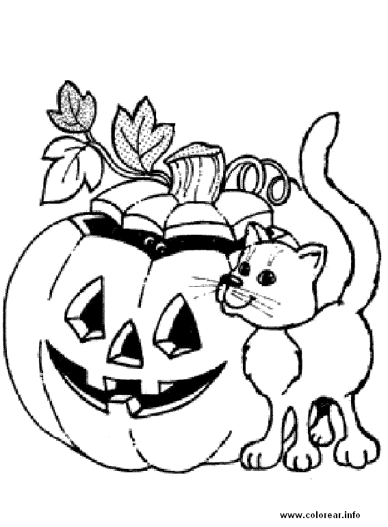Halloween - Dibujos para colorear - Ciclo Escolar