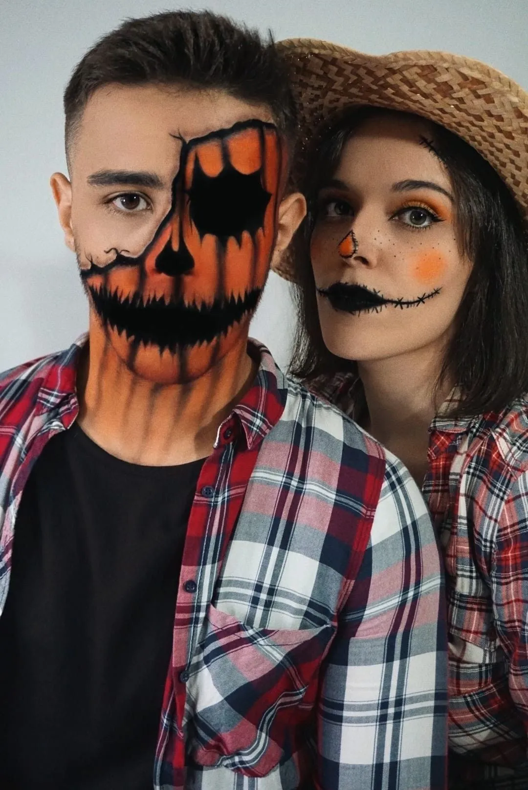Halloween Makeup Couple | Maquillaje halloween parejas, Pintar cara  halloween, Disfraces de halloween parejas