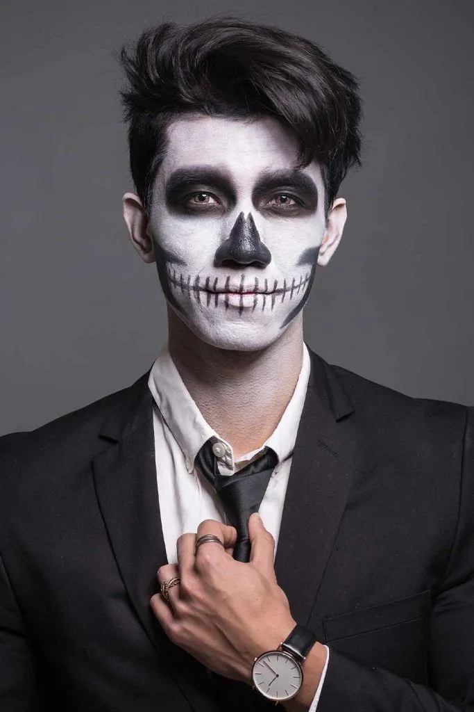 Halloween Makeup Ideas For Men That You Can Easly Copy | Zombie halloween  makeup, Halloween makeup easy, Guys halloween makeup