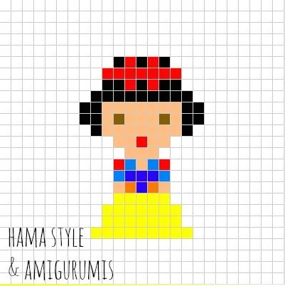 Hama Style & Amigurumis: Marcapáginas princesas DISNEY - HAMA MINI ...