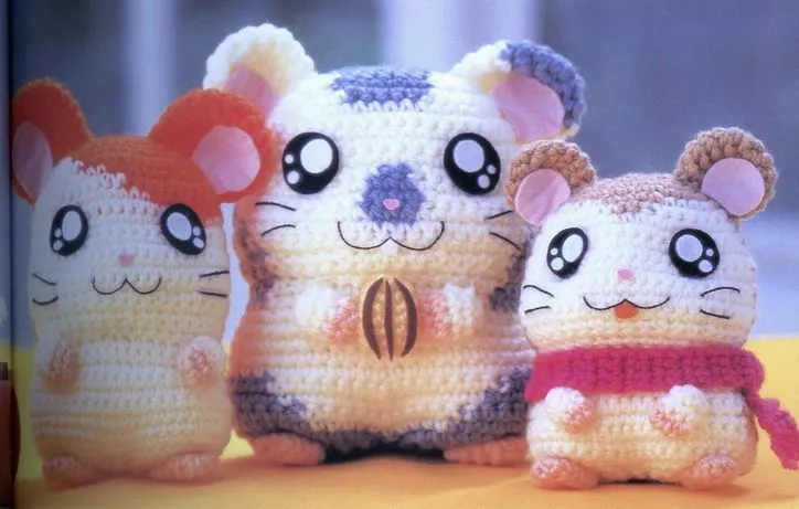 Hamster Amigurumi - Free Japanese Chart | Crochet Stuffs | Pinterest