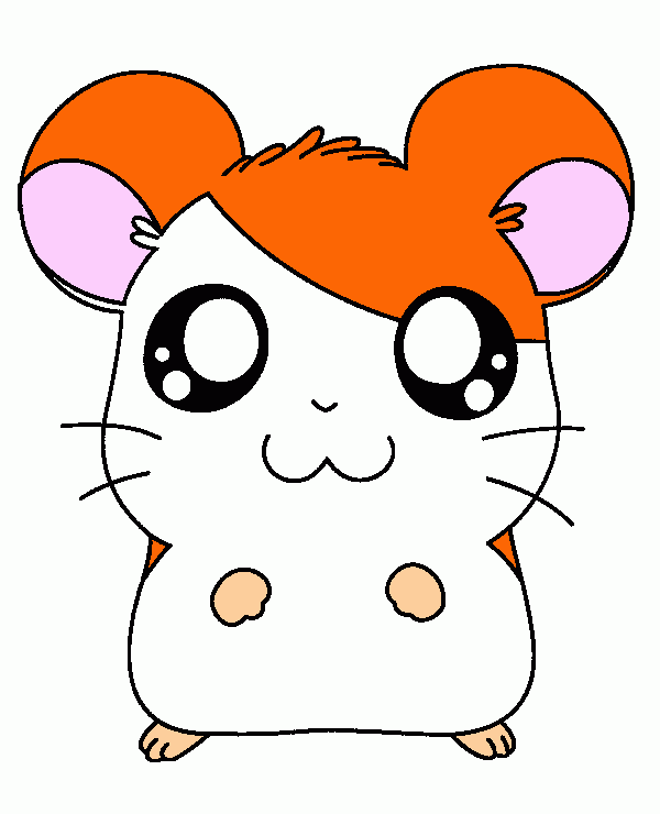hamster de una para colorear, hamster de una para imprimir