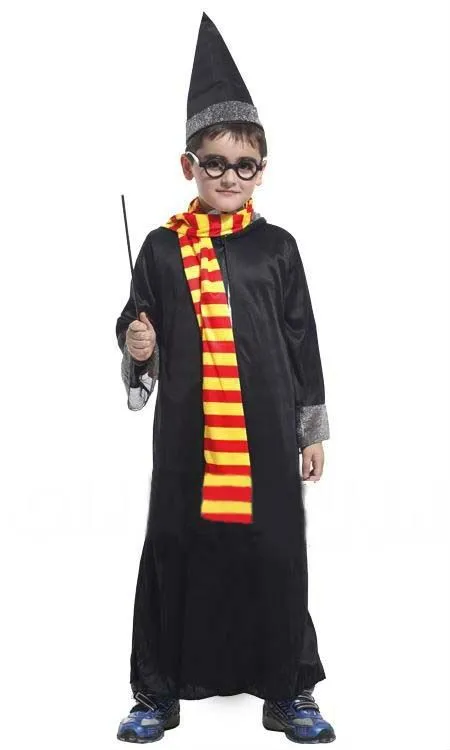 Harry Potter los niños traje de mago-Suministros de fiestas y ...