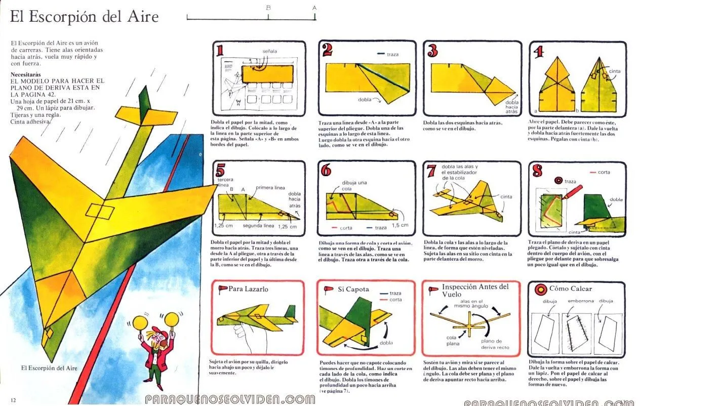 Haz tus propios aviones de papel | Just another WordPress.com ... Haz tus propios aviones de papel | Just another WordPress.com ...