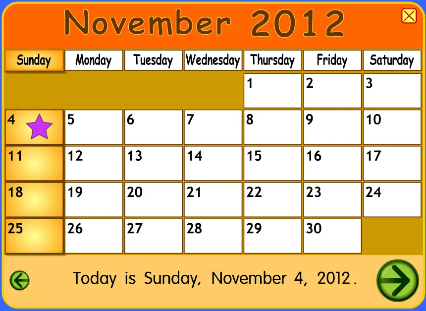 Haz tu propio calendario en inglés | elsonidodeloscascabeles