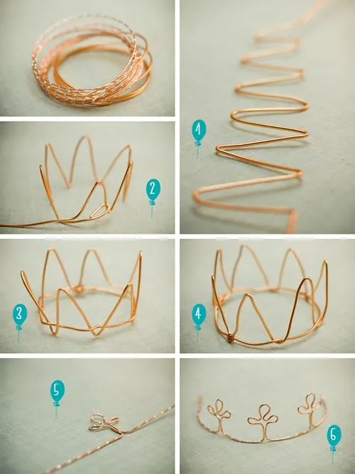 Haz tu corona de princesa con cable de aluminio | Fiestas y Cumples