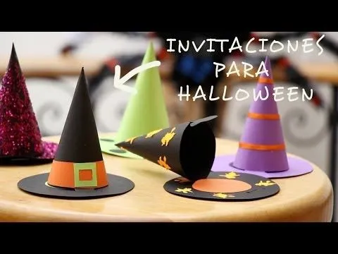 Haz tus invitaciones para Halloween!! (Juno) - YouTube