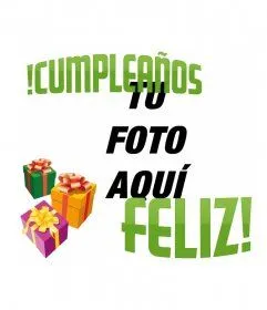 Haz una tarjeta de felicitación de cumpleaños con tu fotografía ... Haz una tarjeta de felicitación de cumpleaños con tu fotografía ...