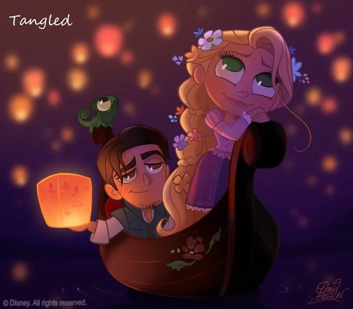 Hell Yeah Tangled, 50 Chibis Disney : Tangled _ Rapunzel by...