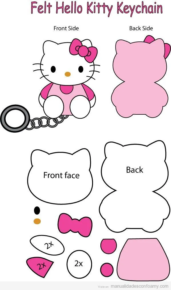 Hello Kitty archivos • Manualidades con Foamy