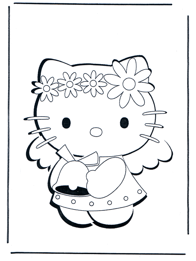 Hello Kitty Ausmalbilder | Pictures To Color and Print