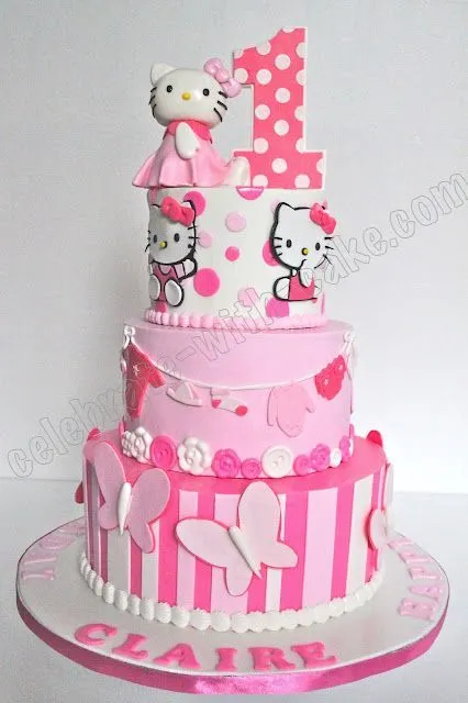 Hello Kitty Cake ~ so cute! | Character Cakes | Pinterest | Pastel ...