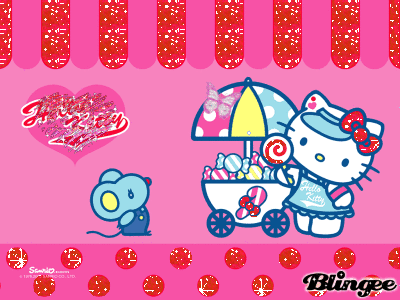 Gif animados de Hello Kitty en movimiento - Imagui
