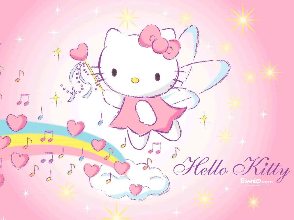 Hello Kitty desktop wallpaper background 1024x768