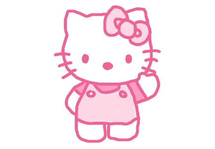 Gif con movimiento de Hello Kitty - Imagui