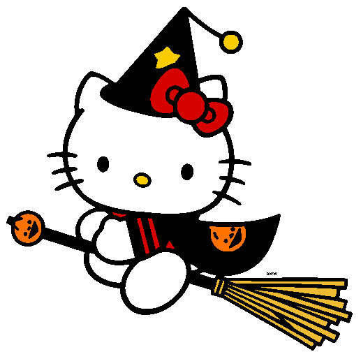 Hello kitty halloween para imprimir-Imagenes y dibujos para imprimir