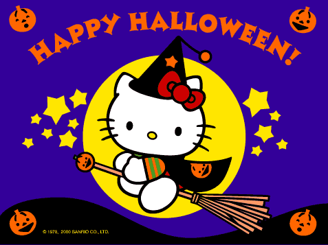 Hello kitty Halloween wallpapers | Preparatevi che sto preparando ...
