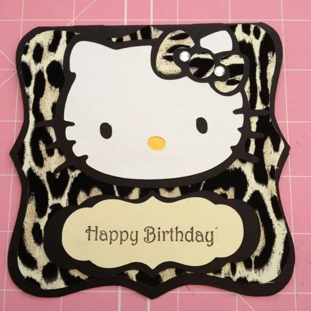 Hello Kitty Leopard Print Birthday Card | Hello Kitty leopard ... Hello Kitty Leopard Print Birthday Card | Hello Kitty leopard ...