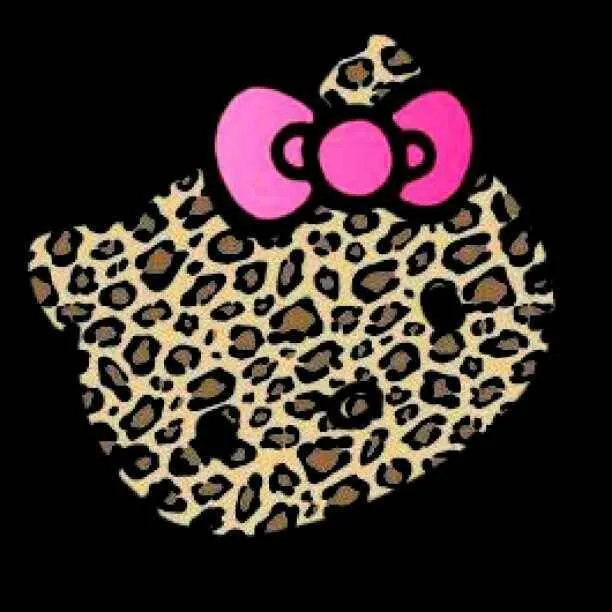 Animal print pink Hello Kitty - Imagui