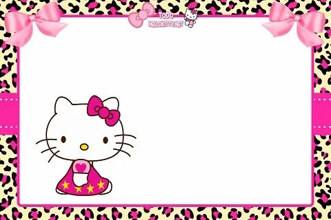 Etiquetas tarjetitas de Hello Kitty | Todo Peques