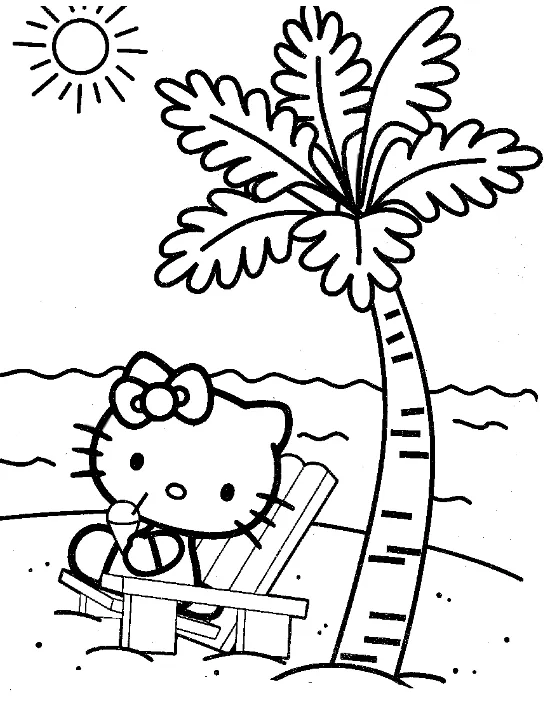 Hello Kitty va a la playa : Locos por Hello Kitty