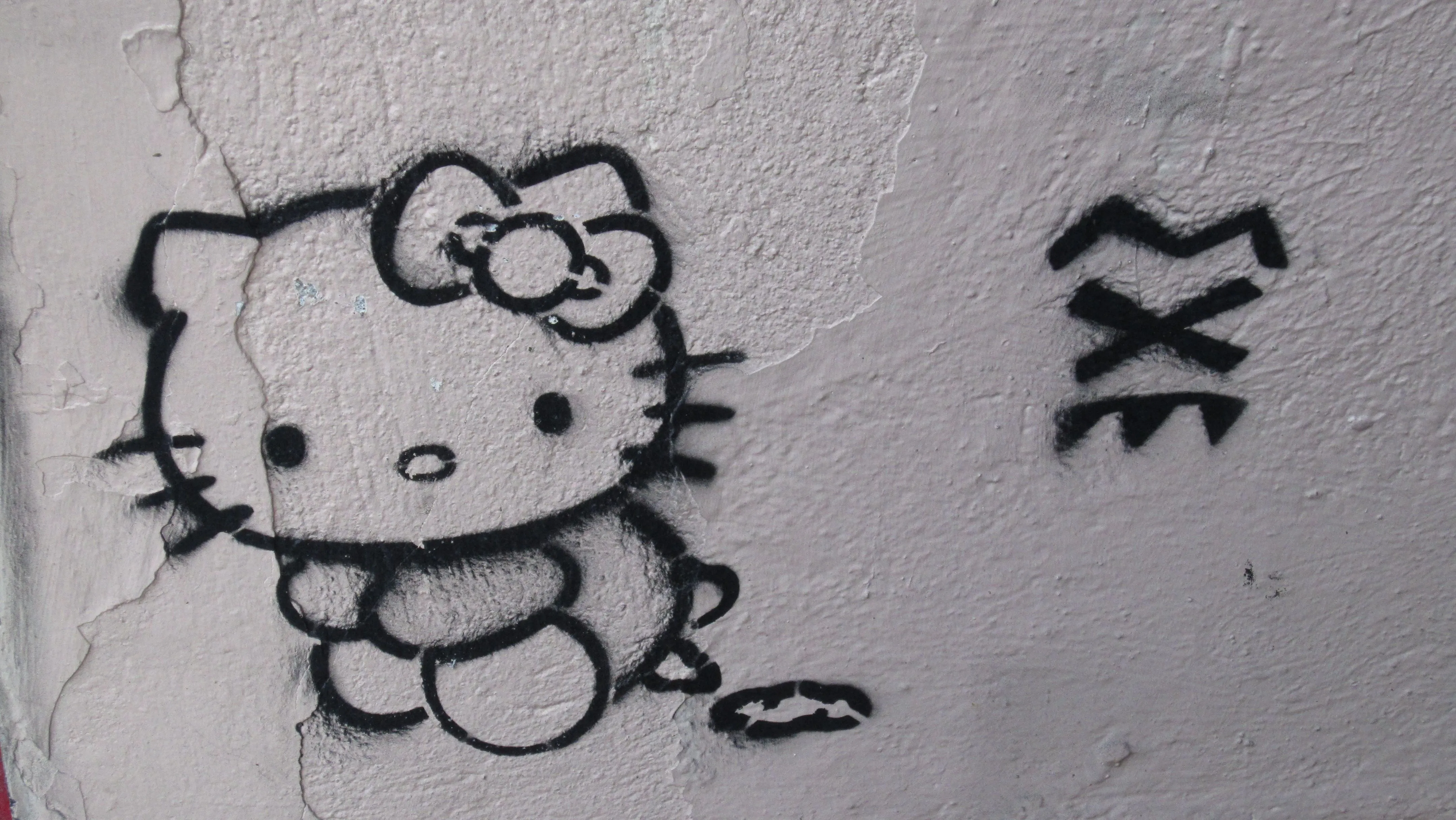Hello Kitty stencil in Hong Kong | Flickr - Photo Sharing!