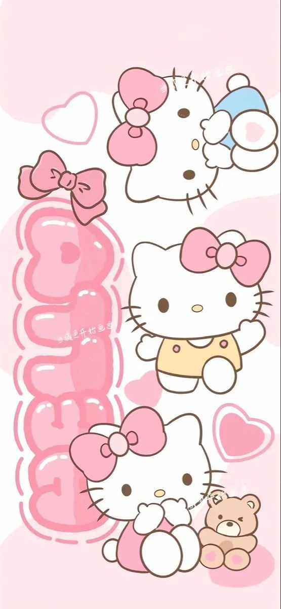 Hello Kitty Wallpaper in 2023 | Walpaper hello kitty, Pink wallpaper hello  kitty, Hello kitty cartoon