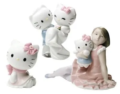 Hello Mayi!!!: Figuras Lladró de porcelana de Hello Kitty