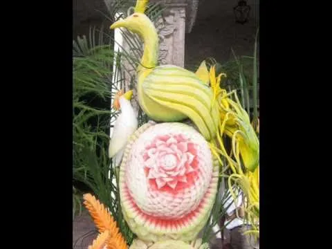 henry suyco,tallado de frutas y verduras,arte culinario -2 - YouTube