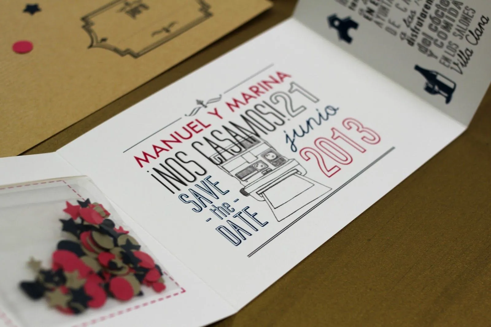 Hermanas Bolena: INVITACIONES DE BODA ORIGINALES | "Manuel y Marina" Hermanas Bolena: INVITACIONES DE BODA ORIGINALES | "Manuel y Marina"