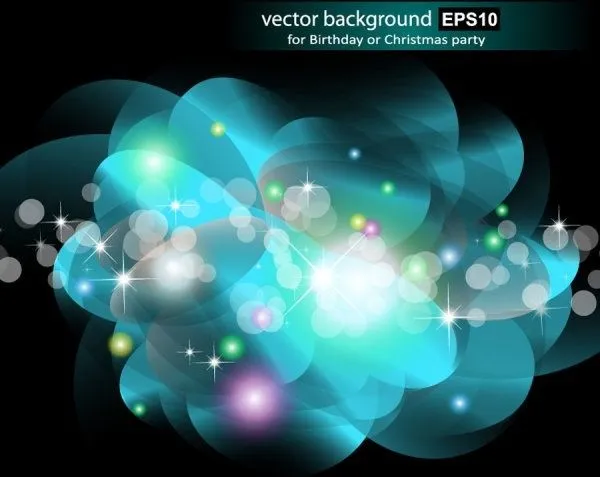 Hermosa luz de las estrellas brillantes efectos 07 vector Vector ...