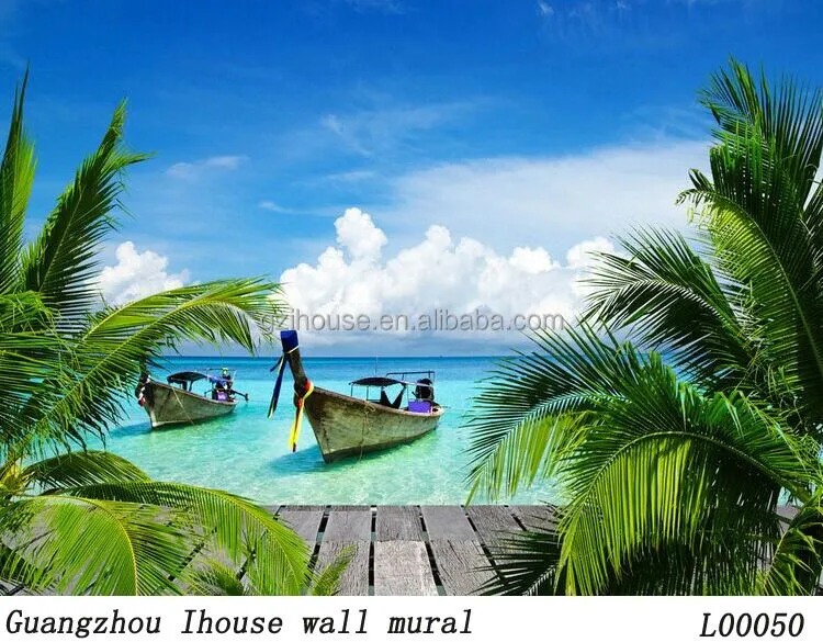 Hermosa del paisaje marino naturales full hd mural de la pared ...