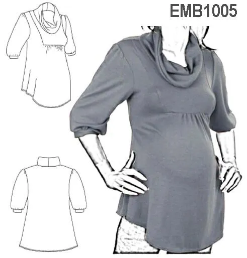 Patrones de blusas para embarazadas - Imagui