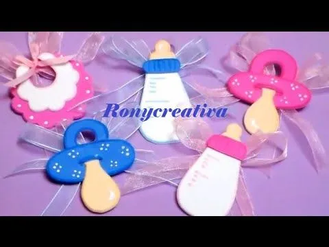 Distintivos para BABY SHOWER / Baby Shower souvenirs DIY - YouTube