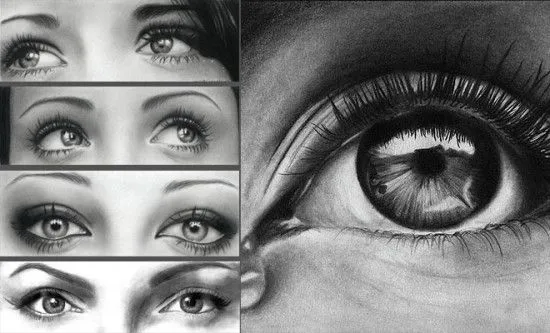 Hermosos y realista dibujos a lápiz de los ojos humanos 1 ...