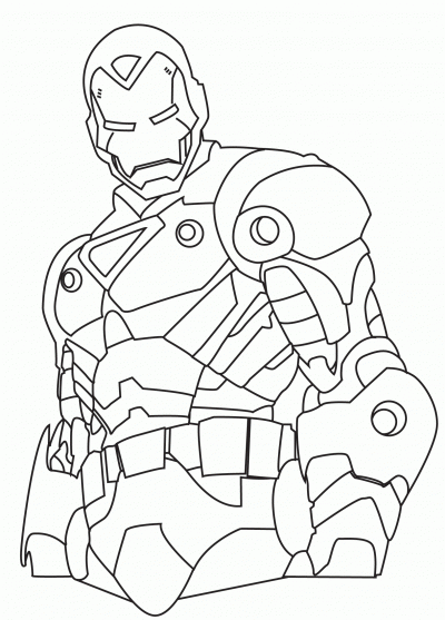 Dibujos de Ironman para colorear
